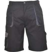Portwest Texo Contrast Shorts, Colour: Black, Size: M, TX14BKRM
