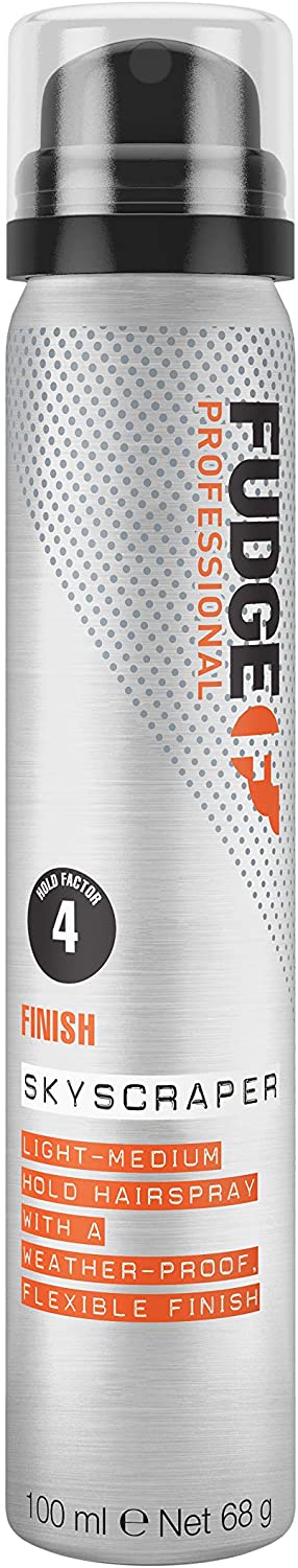Fudge Professional Hairspray Travel Size, Skyscraper Light to Medium Hold Hair Spray, for Women All Day Hold, Weather Proof