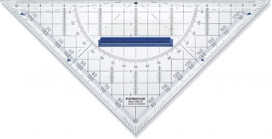 Staedtler 568 35 22cm Mars Geometry Set Square with Grip - Image 2
