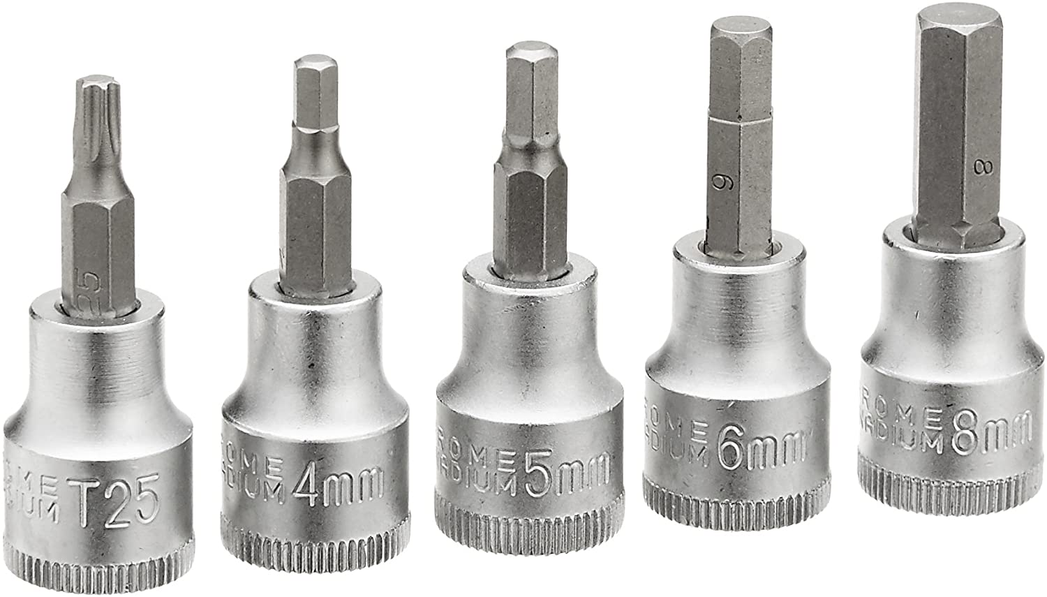 XLC Bitset for torque Car 2503612800, Silver, 5 x 5 x 3 cm