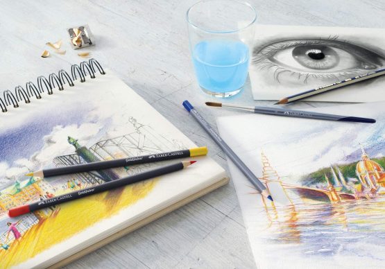 Faber-Castell Goldfaber Aqua 114616 Watercolour Pencils Set of 38 with Accessories - Image 2