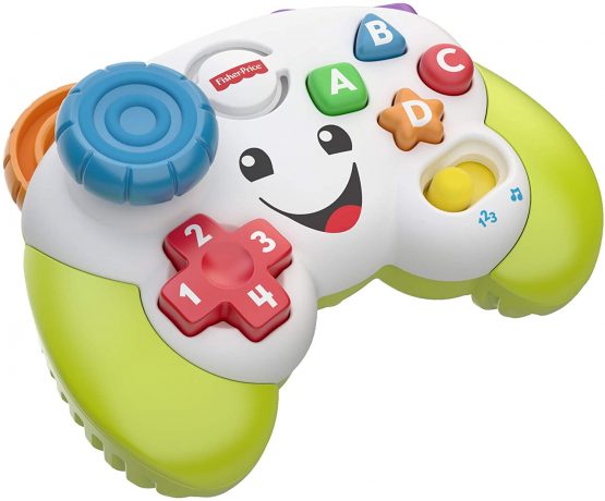 Fisher-Price FWG13 Musical Gamepad and Learning Joystick - Bright Musical Interactive Baby Toy with Learning and Play Modes, 6 Months and Above - Image 2