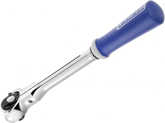 Britool E031703B Swivel Head Reversible Ratchet Drive, 3/8", 234.2mm Length