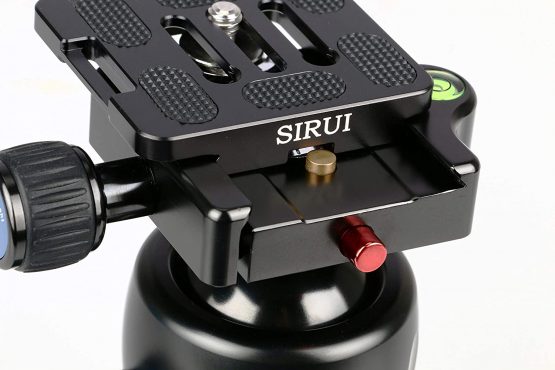 SIRUI K-20X Aluminium Tripod Ball Head 360° Rotating Panoramic Ballhead with TY-50X Arca Swiss Quick Release Plate and Bubble Level for Tripod Monopod DSLR Camera Load Capacity up to 25KG - Image 4