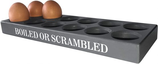 Charcoal Grey Egg Tray. Egg Crate. Egg Storage. Egg basket. Cabinet - Image 4
