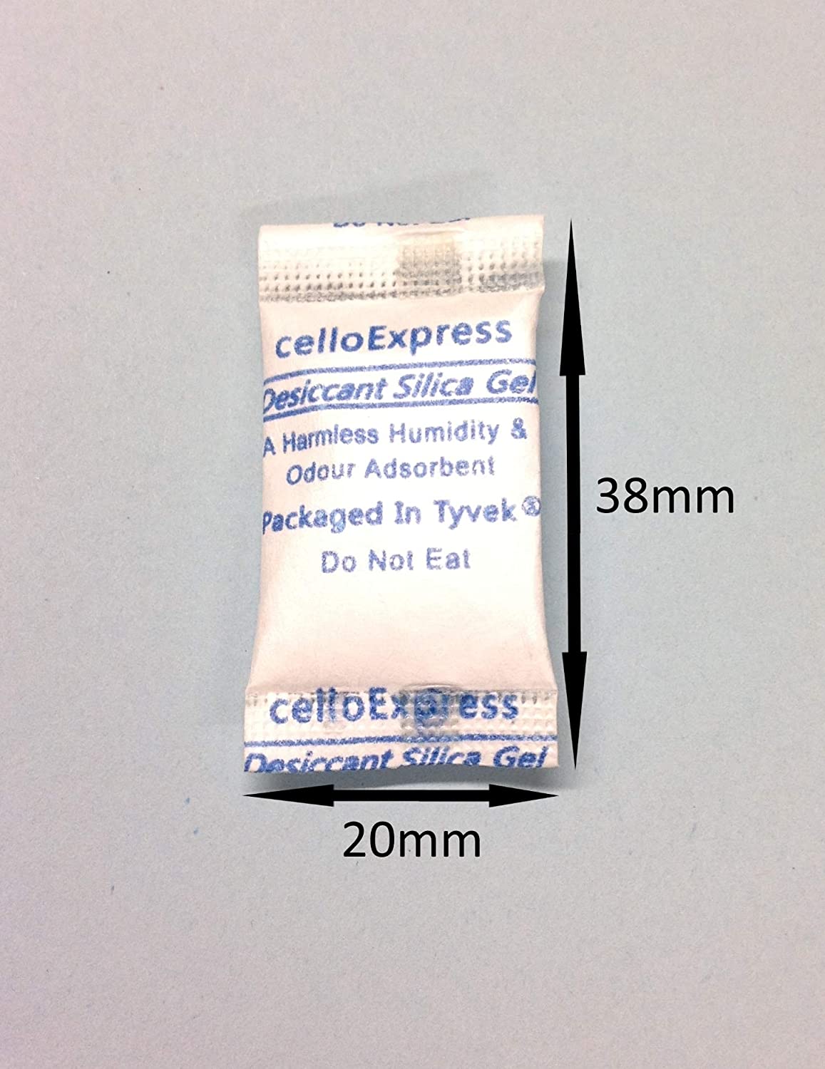 celloexpress 1g Silica Gel Pouches - Pack of 50 - Total Gel Weight 50g - Silica Gel in Tyvek Fabric Sachets (1g, 50) - Image 3