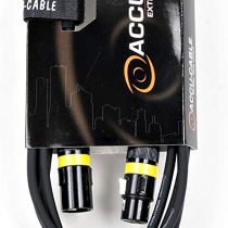 Accu Cable AC3PDMX10 3m 3 Pin DMX Cable - Black