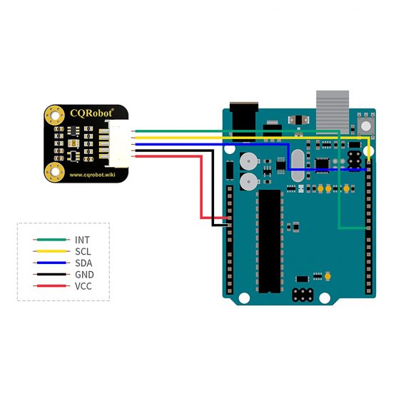 CQRobot Ocean: TSL25911FN Ambient Light Sensor Compatible with Raspberry Pi, Arduino, STM32. 0 to 88000Lux Detection Range, 600M: 1 Wide, for Industry, Mobile Phone, Computer, Lighting, GPS, etc. - Image 4