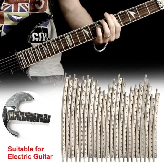 Bnineteenteam Fret Wire, 2.2mm Copper Fret Wires Acoustic Electric Guitar 22 Fret Wires Set - Image 4