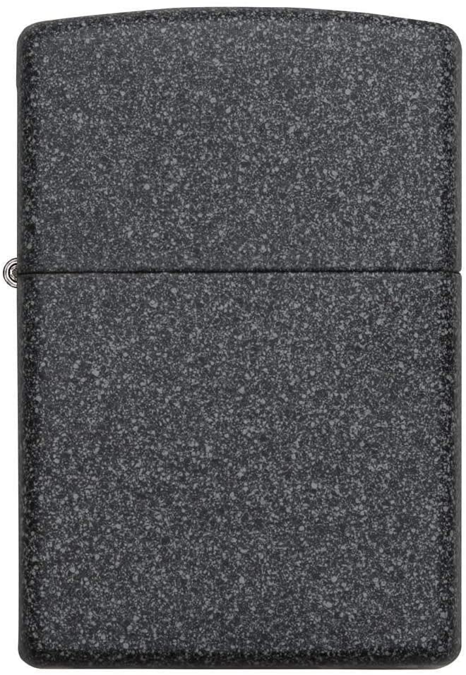 Zippo Windproof Lighter, Classic Model, Iron Stone Finish, Refillable for Lifetime Use, Adjustable Flame, Gift Box - Image 2