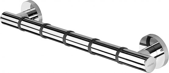 Croydex AP530641 Grab N Grip 485 mm Safety Support Rail Straight Heavy Duty Grab Bar for Bathroom - Image 2