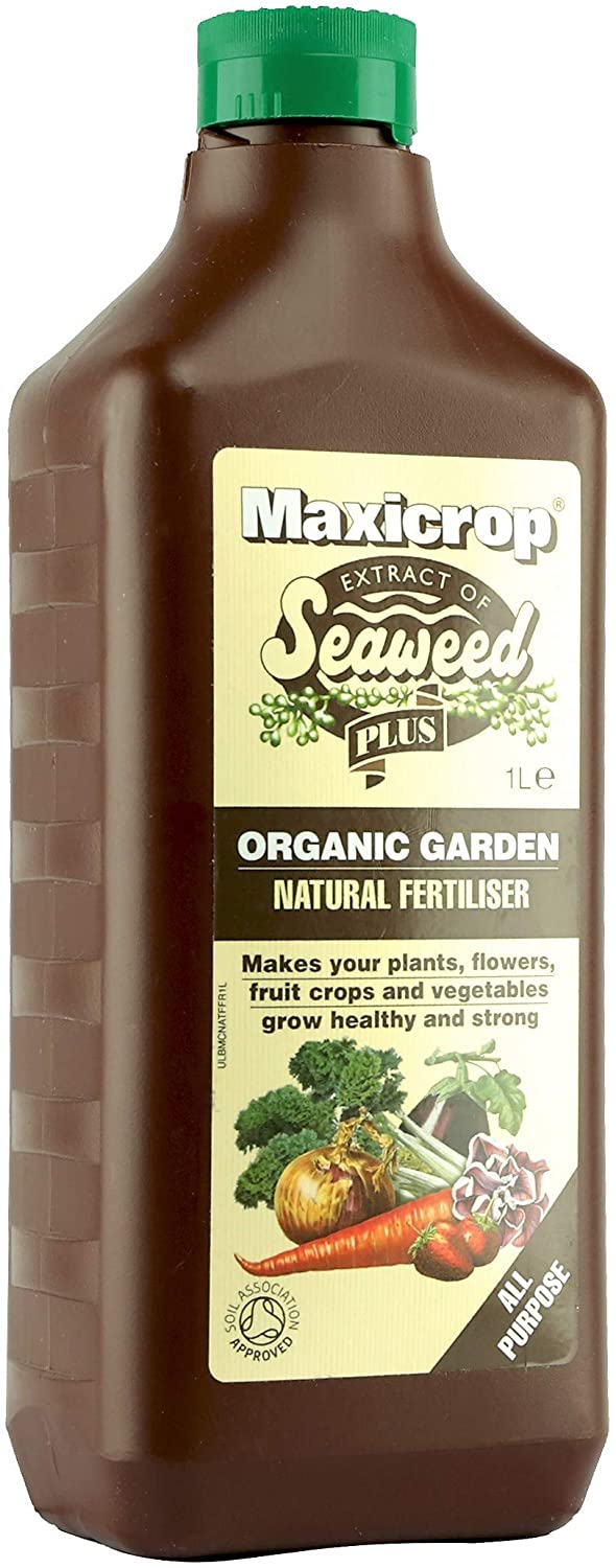 Maxicrop XNATF61L All Purpose Organic Garden Natural Fertiliser, 1L, All Purpose Organic Fertiliser, with Seaweed Extract - Image 2