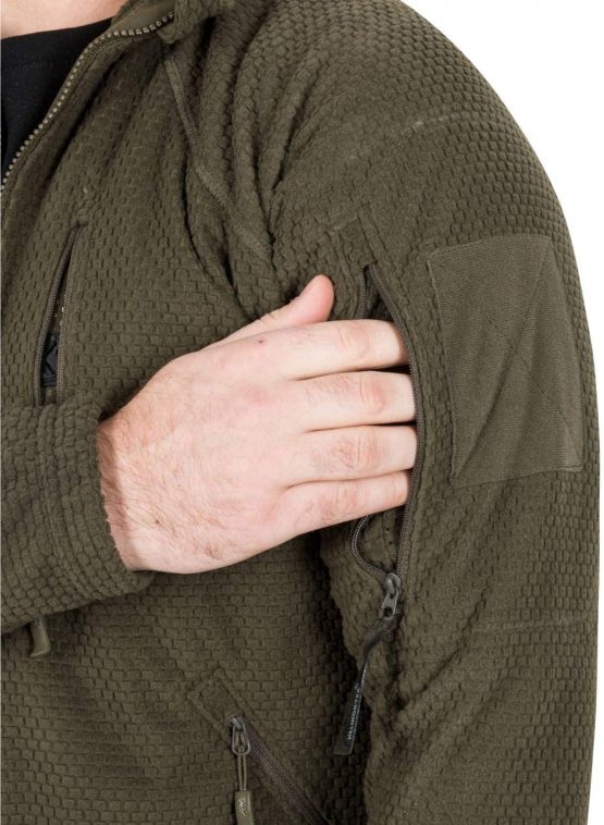 Helikon-Tex Alpha Tactical Grid Fleece Jacket, mens, BL-ALT-FG, black, L - Image 4