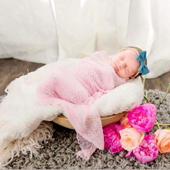 DRESHOW Baby Girl Nylon Headbands Newborn Infant Toddler Hairbands and Bows Child Hair Accessories - Image 3