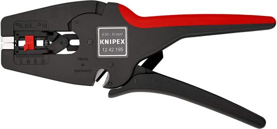 KNIPEX MultiStrip 10 Automatic Insulation Stripper (195 mm) 12 42 195