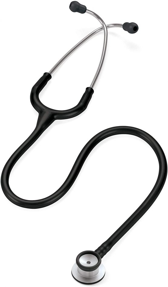 3M Littmann Classic II Infant Stethoscope, Rainbow-finish Chestpiece, Raspberry Tube, 28 inch, 2157 - Image 2