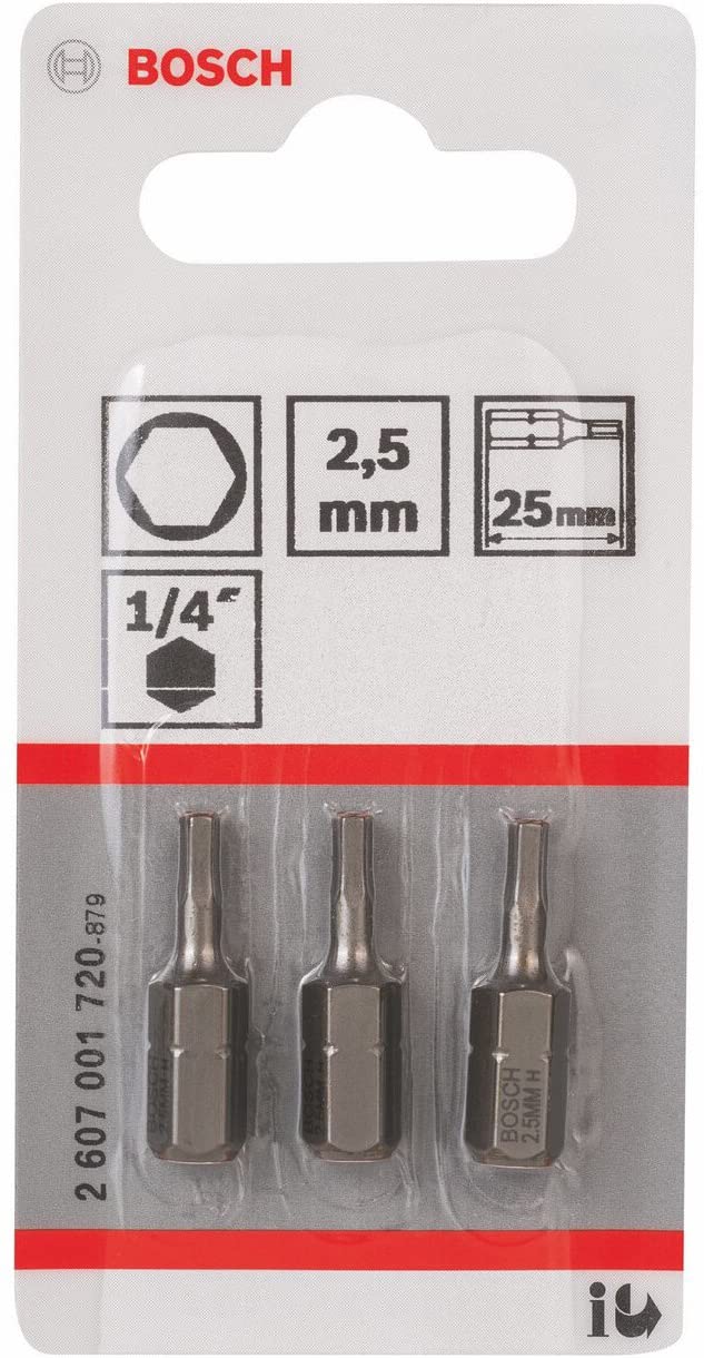 Bosch 2607001720 Extra Hard Screwdriver Bit, Blue, 25mm - Image 2