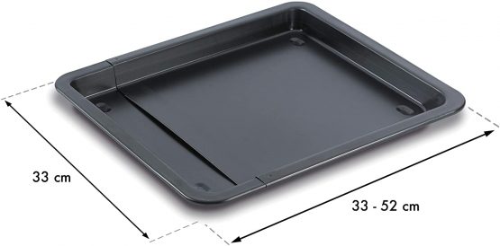 Grizzly Adjustable Baking Tray - Non-Stick Extendable Sheet - 33-52 cm - for All Oven - Image 3