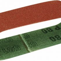 Proxxon 28928 Sanding Belt for BBS, 240 grit, 5 pcs, Brown, Green