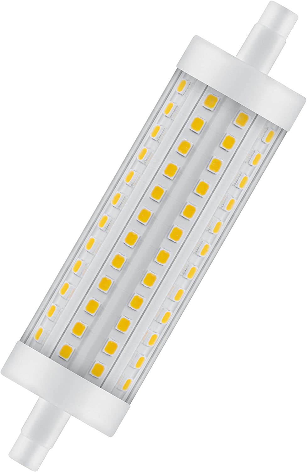 OSRAM LED STAR LINE R7s / LED tube: R7s, 12.50 W, 100 W replacement for, clear, Warm White, 2700 K, / / pack of 10