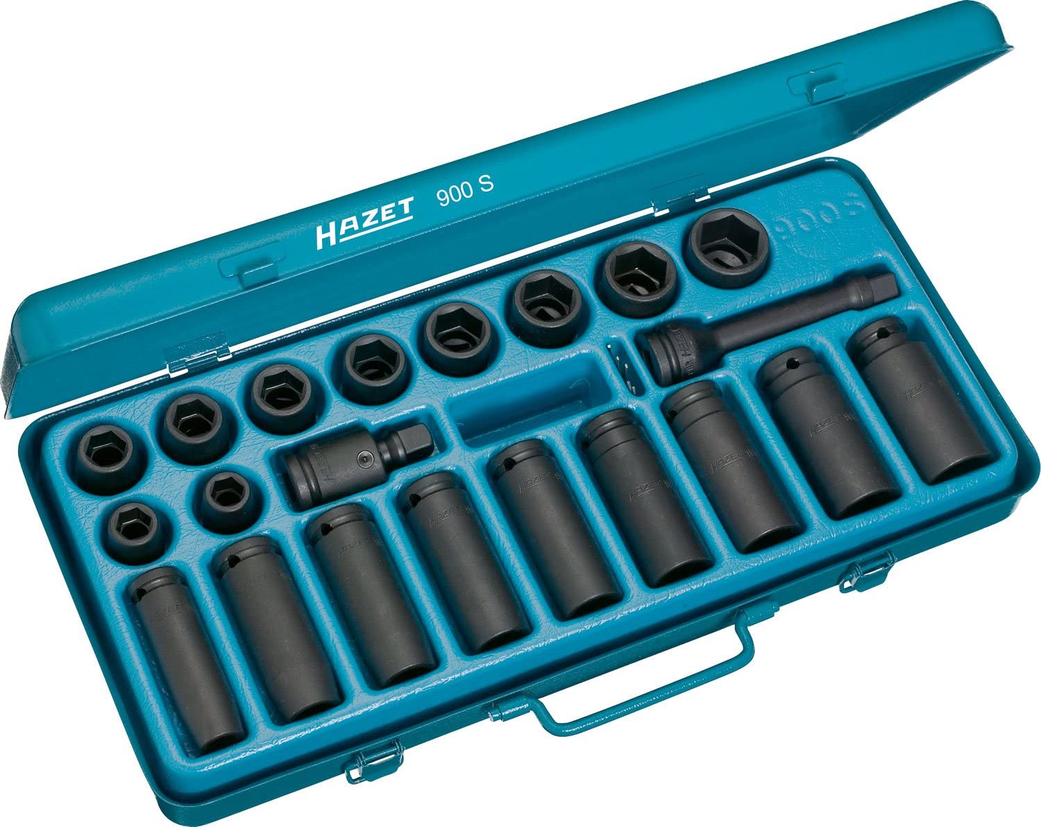 HAZET 900SZ-22 40mm 12-Point Impact Socket - 1/2" Drive, Phosphatised/Oiled, Made In Germany
