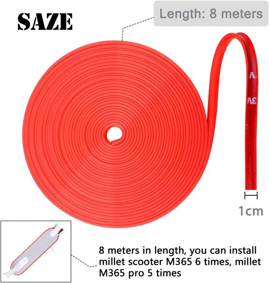 Tinke Scooter Body Anti-Collision Strip Decorative Strips for Xiaomi Mijia M365/M365 Pro Electric Skateboard Protective Bumper Strip 8Meter - Image 2
