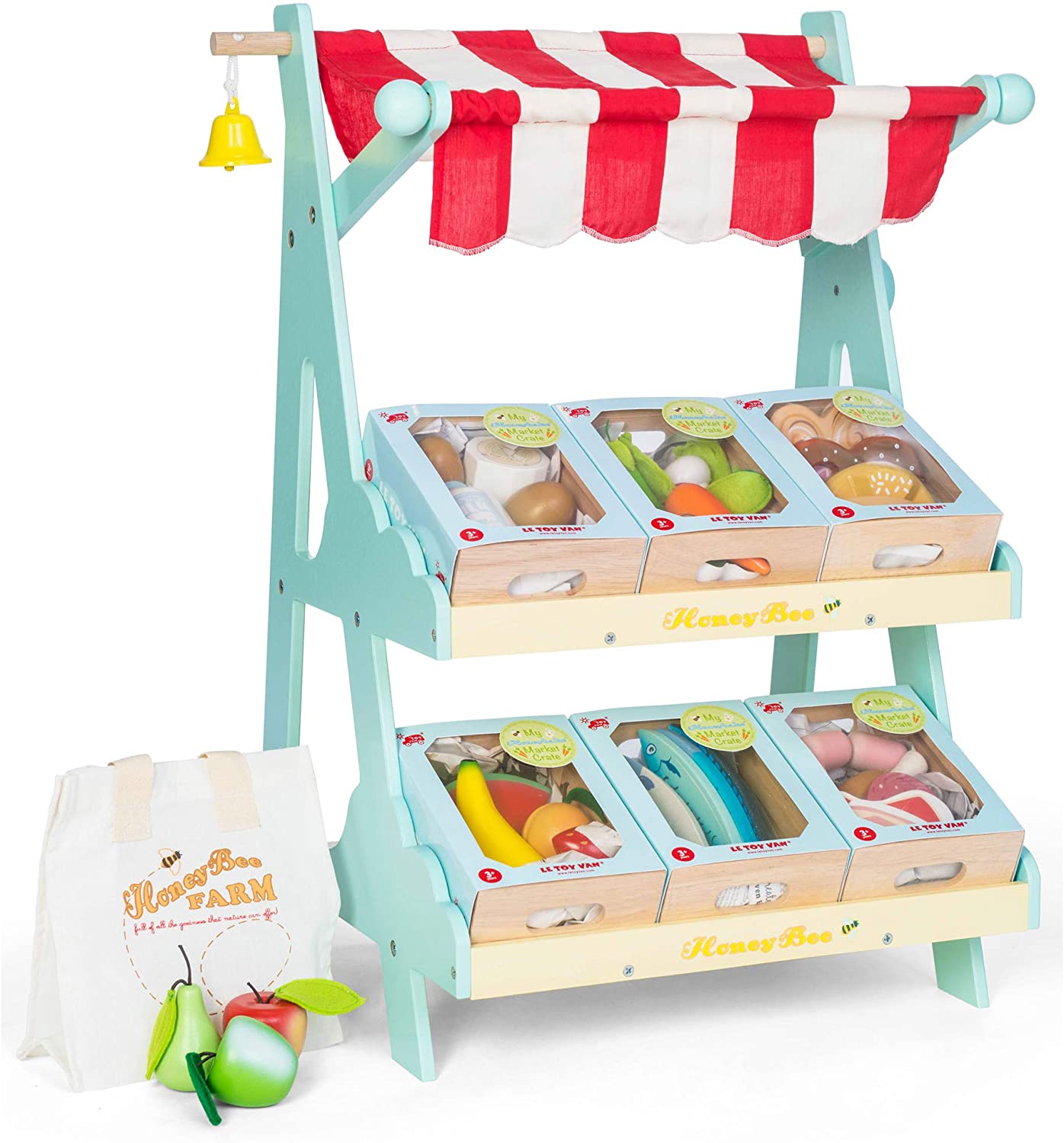 Le Toy Van - Wooden Honeybee Market Play Shop Set, Small - Image 4