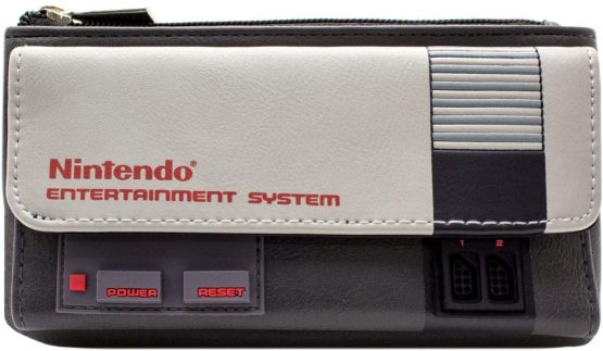 NES Console Theme Coin and Card Clutch Purse Grey - Image 2