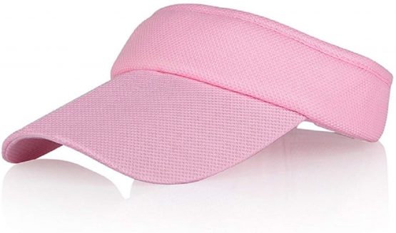 Multiple Colors Sun Visors for Women and Ladies, Long Peak Thicker Sweatband Adjustable Hat for Golf Cycling Fishing Tennis Running Jogging and other Sports