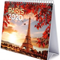 ERIK - Paris 2020 Desk Calendar - 12 Months