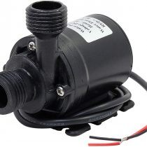 HSEAMALL Brushless Submersible Water Pump DC 12V Amphibious Pump 800L/H 5M for Pond Aquarium Fish Tank Solar Fountain Pool Water Circulation System