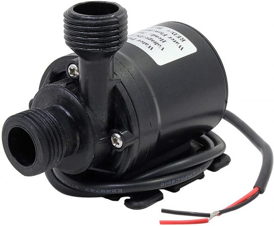 HSEAMALL Brushless Submersible Water Pump DC 12V Amphibious Pump 800L/H 5M for Pond Aquarium Fish Tank Solar Fountain Pool Water Circulation System
