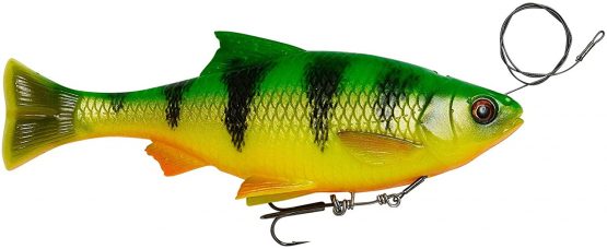 Savage Gear 4D Line Thru Pulse Tail Roach 18cm, Weight: 90g, Colour: SS Firetiger
