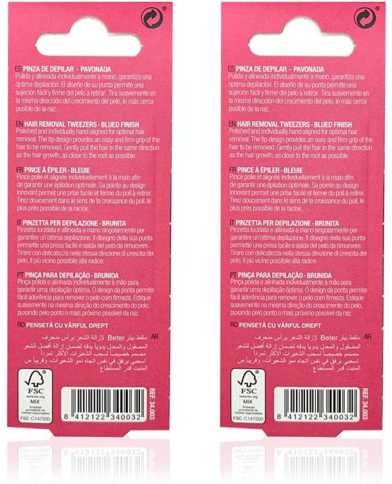 Beter 9997 - Pack of 2 Tweezers - Black - Image 3