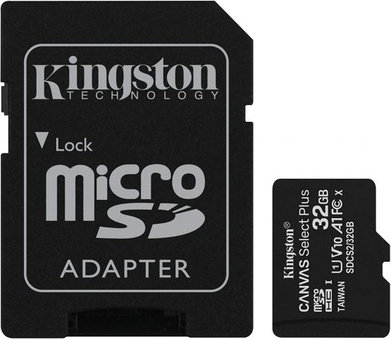 Kingston Canvas Select Plus microSD Card SDCS2/32 GB-3P1A Class 10 (3 x cards, SD Adapter Included) - Image 2