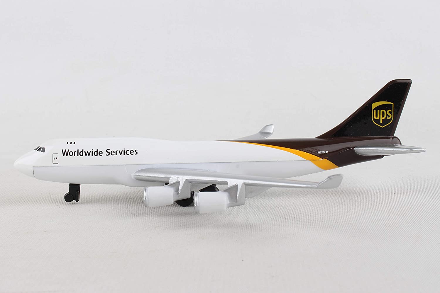 Herpa Toys Single Airplane UPS, toy model in small scale, aeroplane model, collect, play, miniature model made of plastic - Image 4