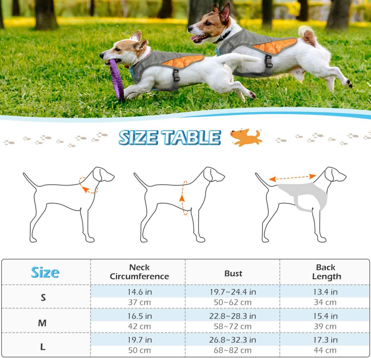 POPETPOP Dog Cooling Vest : Lightweight Dog Cooling Jacket - Image 2