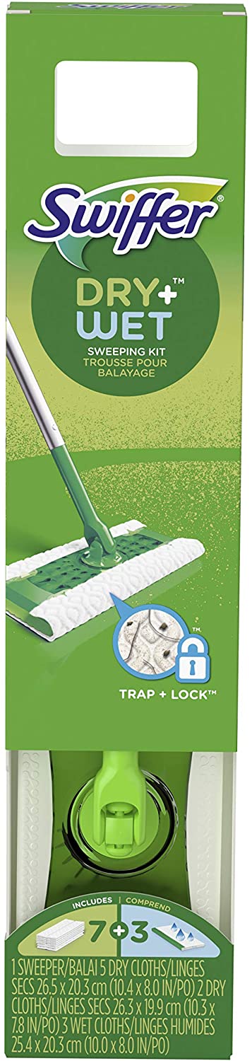 Swiffer Set 1 Floor Mop Plus 2 Floor Dusters, White, 1 Stück (1er Pack) - Image 2