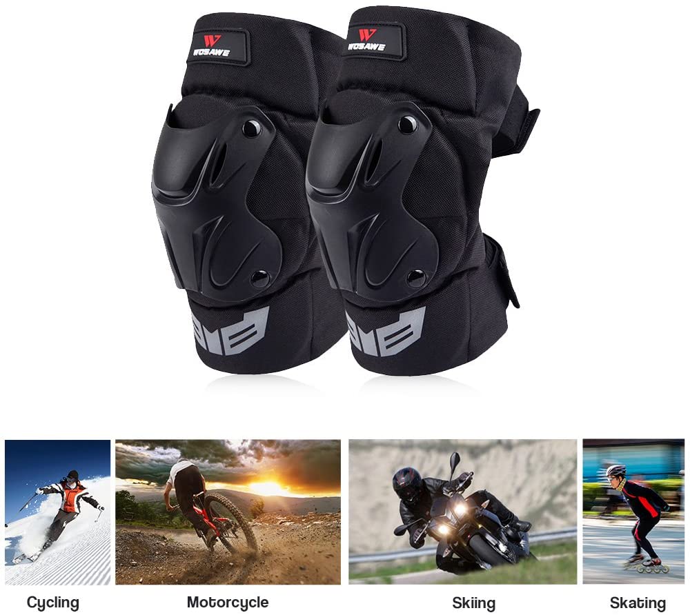 Lixada 1 Pair Cycling Knee Brace Bicycle MTB Bike Motorcycle Riding Knee Support Protective Pads Guards Outdoor Sports Cycling Knee Protector Gear - Image 4