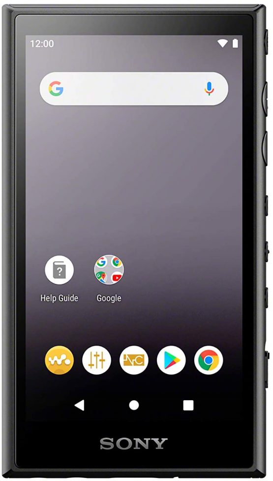 Sony Nw-A105 16GB Walkman Hi-Res Portable Digital Music Player with Android 9.0, 3.6" Touch Screen, S-Master Hx, DSEE-Hx, Wi-Fi & Bluetooth and USB Type-C - Black - Image 2
