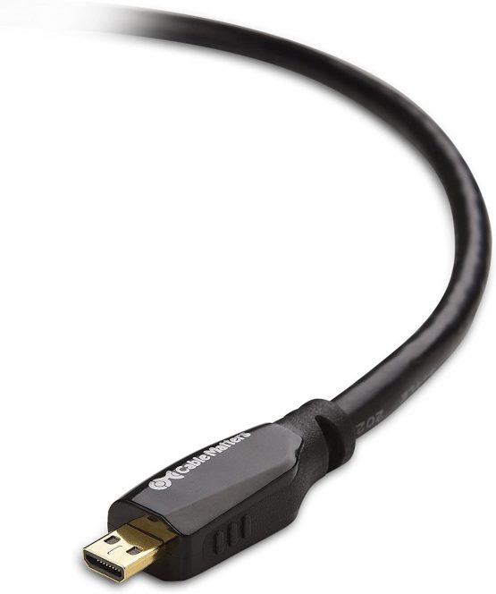 Cable Matters High Speed Micro HDMI Cable with Ethernet 3 Metres - 3D and 4K Resolution Ready - Image 3