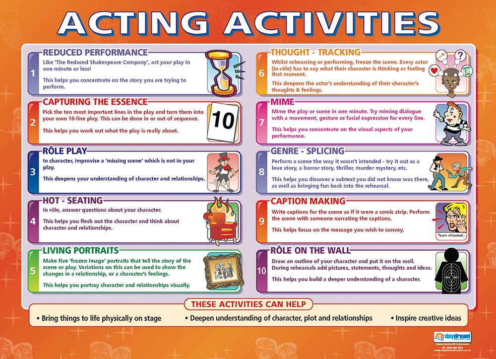 Daydream Education Acting Activities, 85L x 59.4W cm