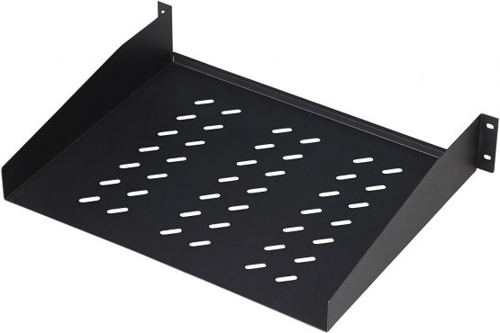 Digitus DN-19 TRAY-2-55-SW 19 Inch File Shelf 2HE Deep RAL9006 550 mm Black