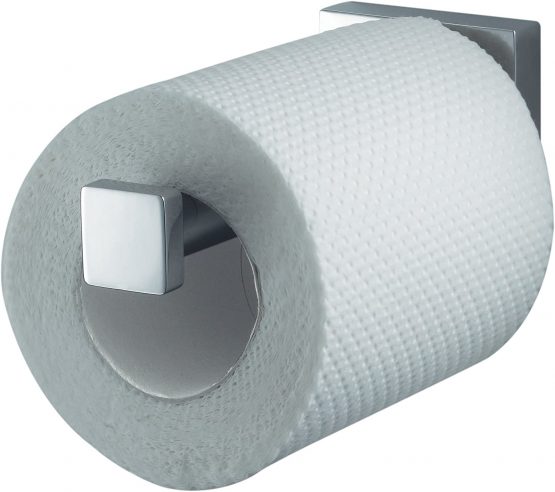 Haceka Mezzo 1113589 Stainless Steel and Zinc Alloy Spare Toilet Roll Holder, Silver - Image 2