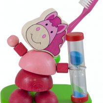 Hess Wooden Tooth Cleaning Watch Baby Toy, Small Horse, Multi-Color