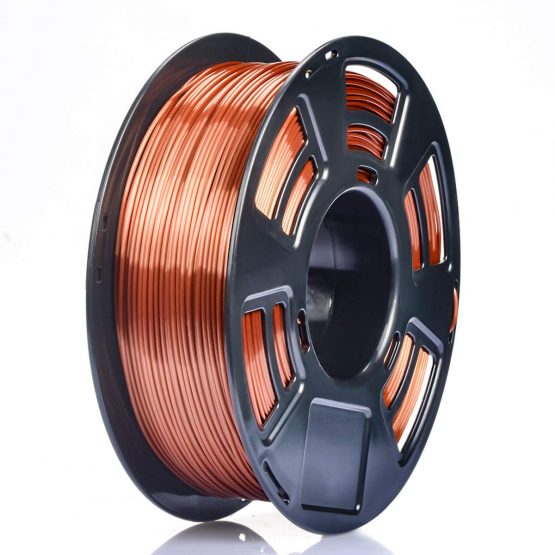 ERYONE Silk PLA Filament for 3D Printer, 1.75mm, Tolerance: ±0.03mm, 1kg (2.2LBS)/Spool, Copper - Image 2