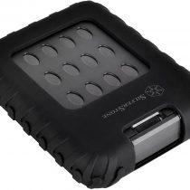 SilverStone SST-MMS01 - External USB 3.0 Hard Disk Drive Enclosure Case for 7mm or 9.5mm 2.5 Inch HDD or SSD, Military-Grade IP65 Water Resistant and Dust Proof, black