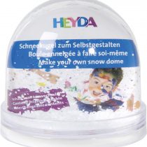 Heyda 204888400 Self-made snow globe made of acrylic