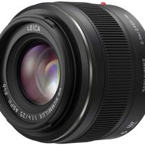 Panasonic H-XA025 Leica DG Summilux Lens 25 mm (50 mm KB), Dust Protection, Splashproof, F1.4 Black