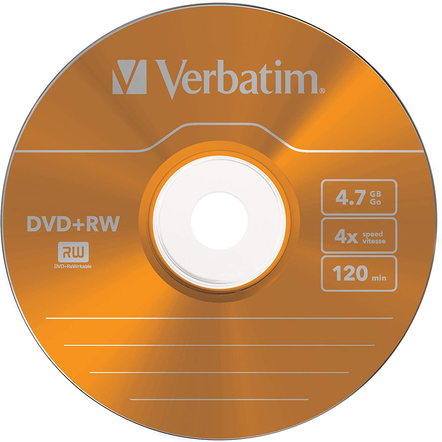 Verbatim DVD+RW 4.7 GB - 4x Burning Speed, Long Service Life, Scratch Protection, Slim Case, 5-Pack, Colour, 1 - Image 4